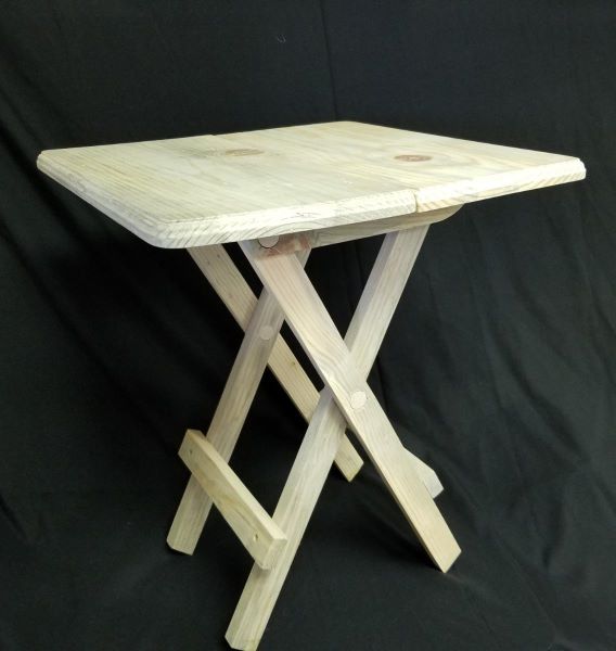 camp table pine